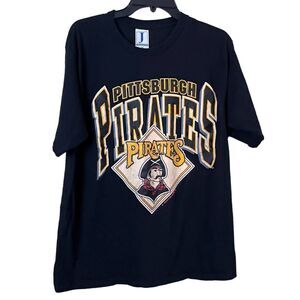 Vintage Pittsburg Pirates MLB 1991 Graphic T-Shirt Size Large Y2K